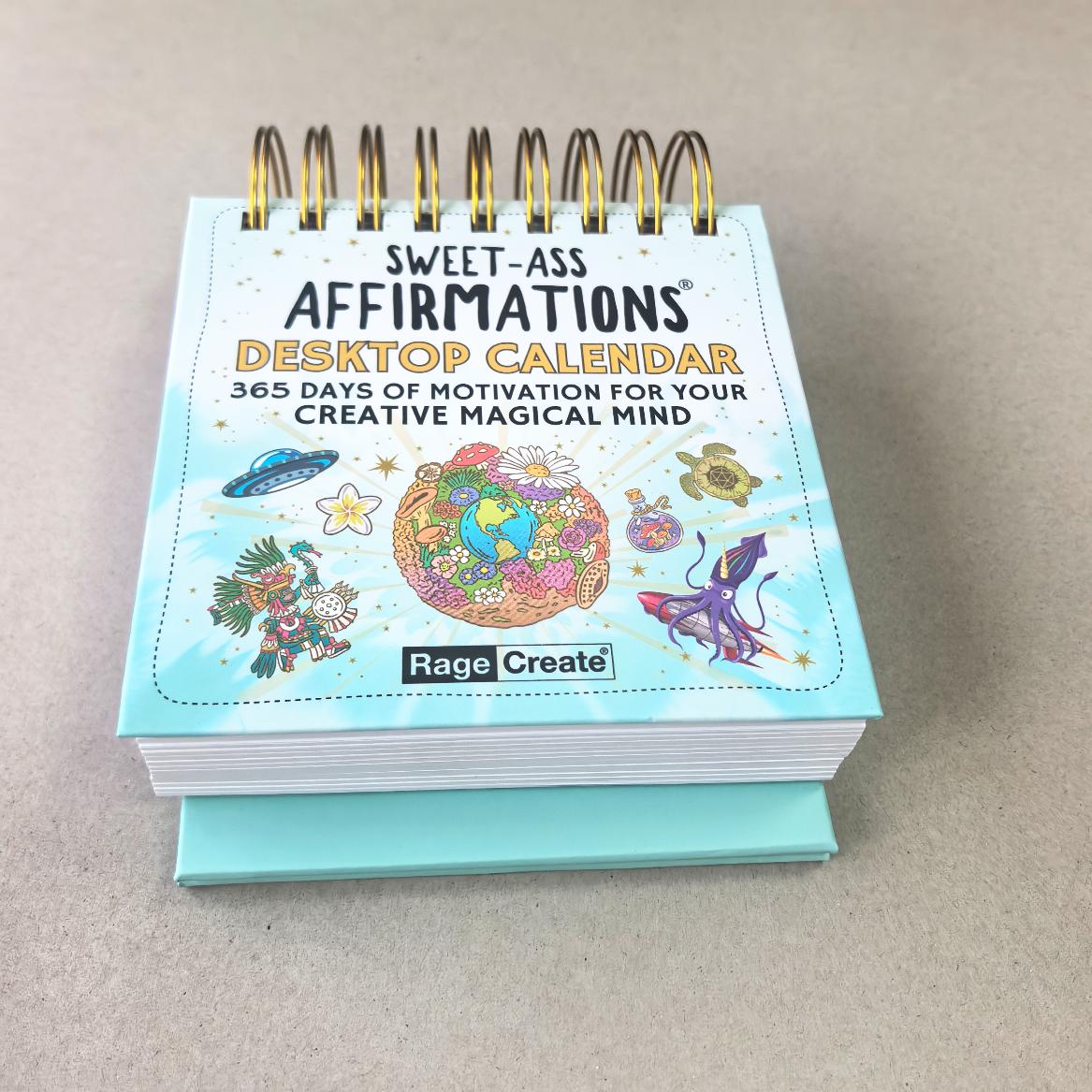 Calendario 2026 Stampa di calendario desktop da 365 giorni con scatola rigida