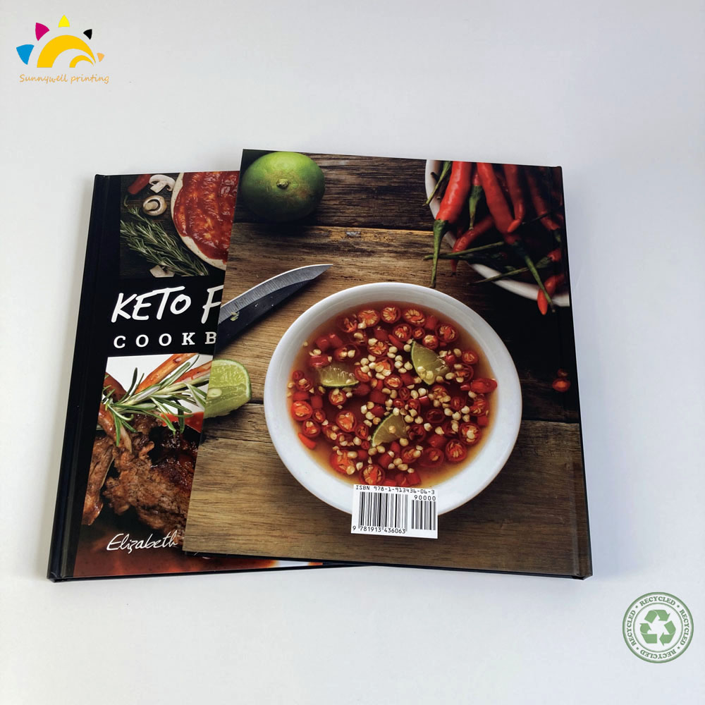 Ricetta con copertina rigida Cook Book Printing