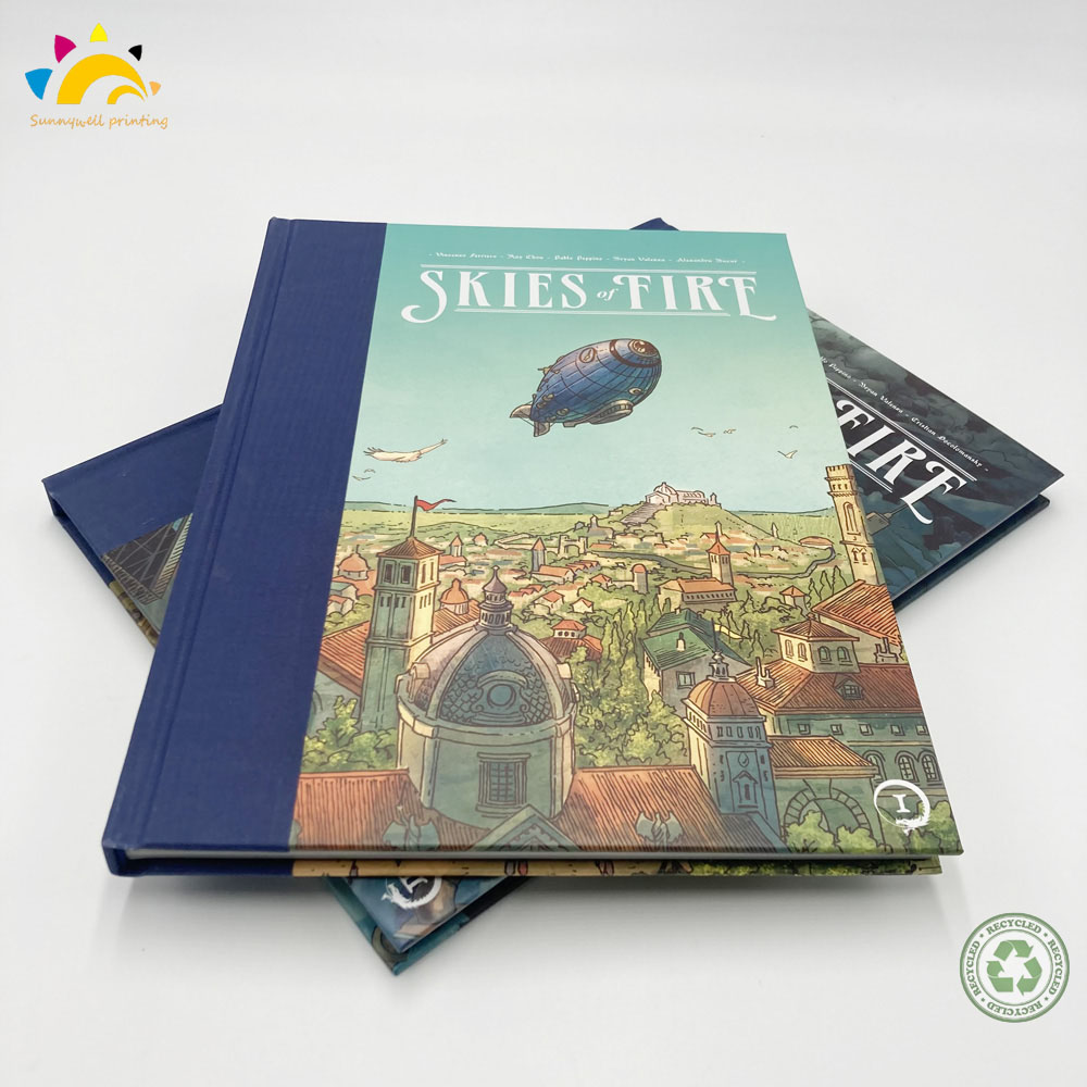 Comic book di alta qualità, stampa a cuciture a sella
