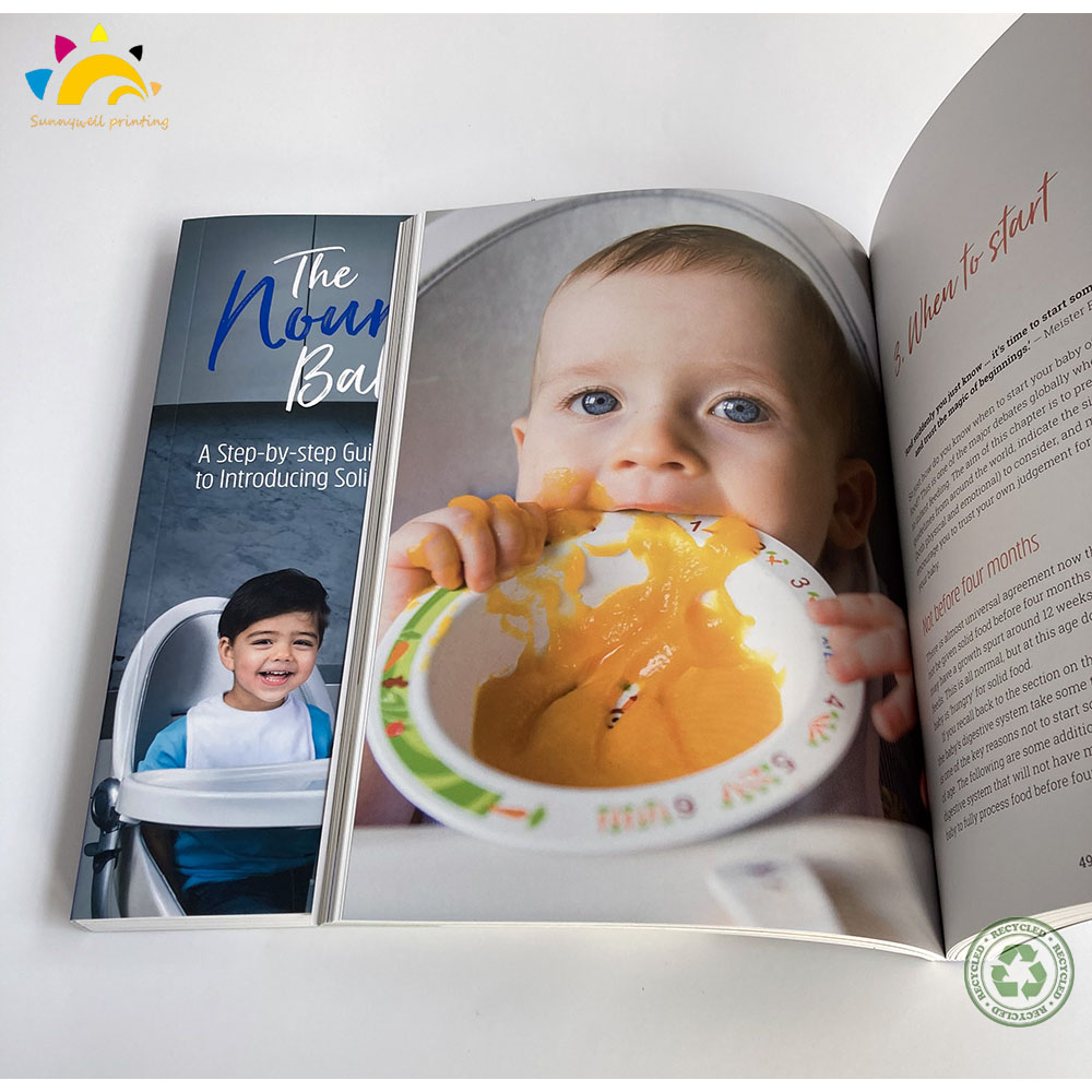 Azienda di stampa del libro di ricette di papercover