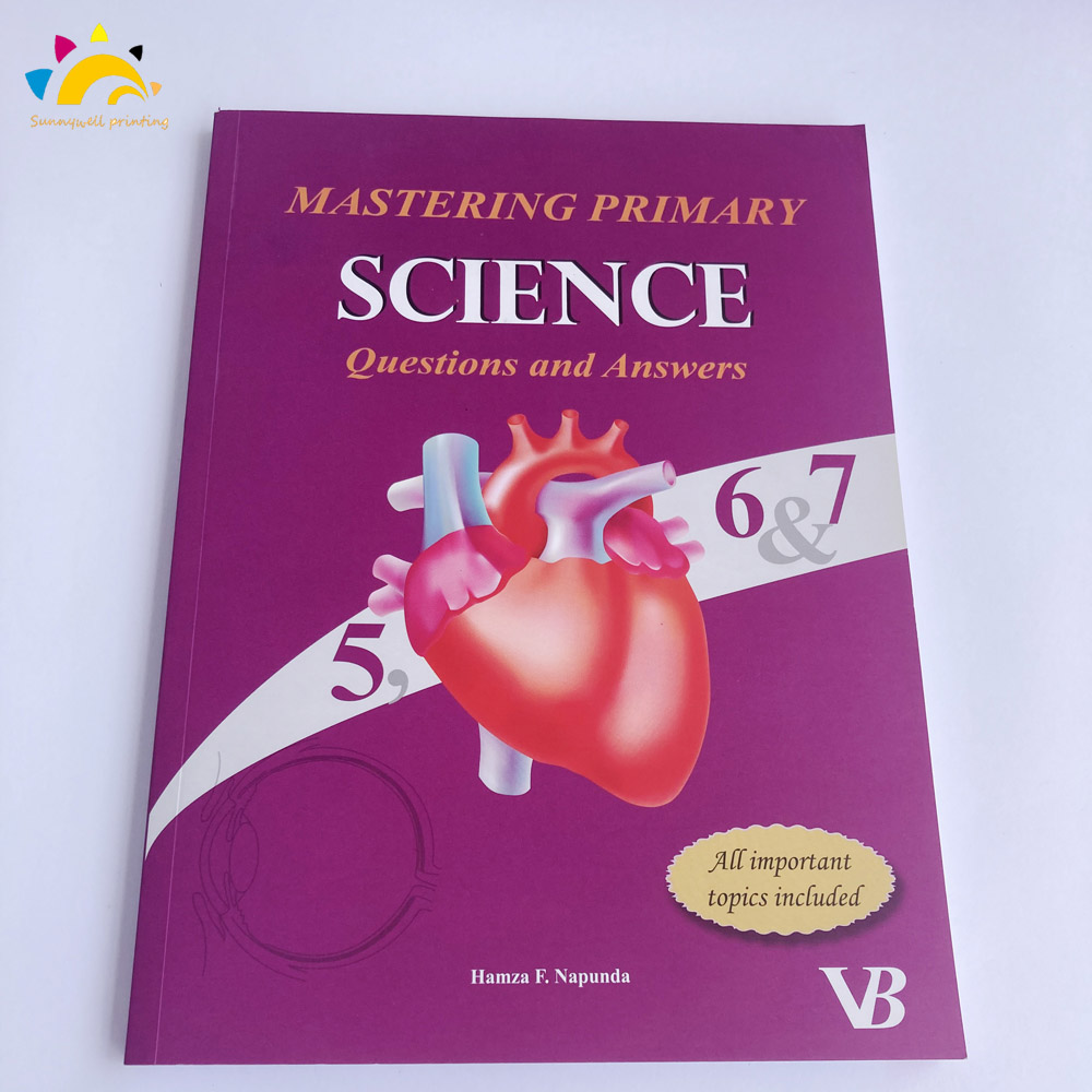 Fabbrica di stampa diretta del libro di esercizi di scienze